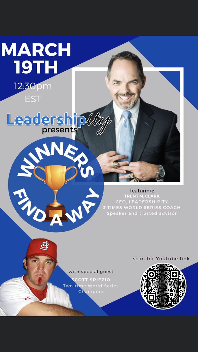 Join us this Friday 11:30AM CST