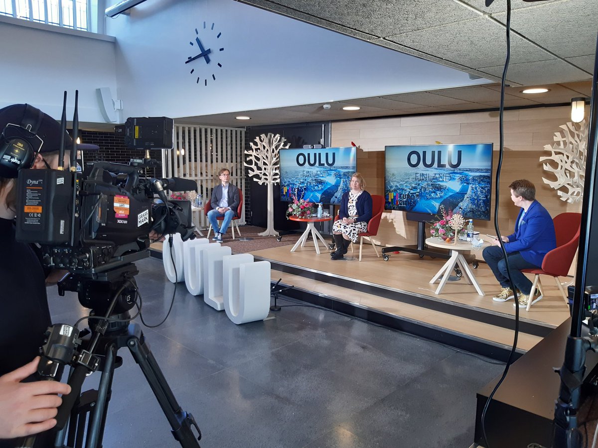 AnneRannali's tweet photo. #Eurocities #EDFcities day 2 takes a closer look in local #innovation ecosystems. We started our day with #Taikabox performance. We continue with #BusinessAsema, #OuluHealth and #SmartPortOulu.@oulunkaupunki @BusinessOulu_ @Oulu2026offici https://t.co/ENrbTnXiT9