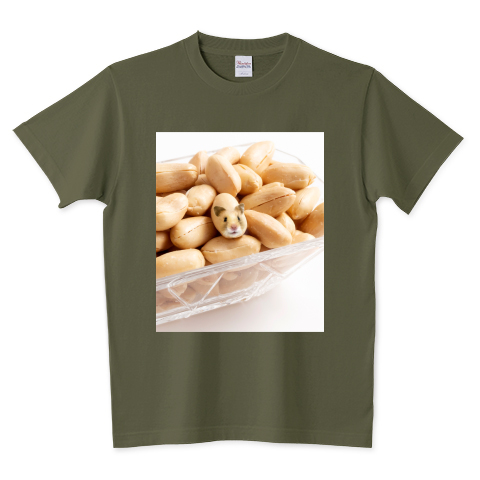#Tシャツトリニティ にてかわいい新作です！

「ピーナッツハムスター」
おいしそうです！

ttrinity.jp/product/7482641 

#オリジナルTシャツ #ハムスター #小動物 #かわいい #ねずみ #おつまみ #バタピー #ペット