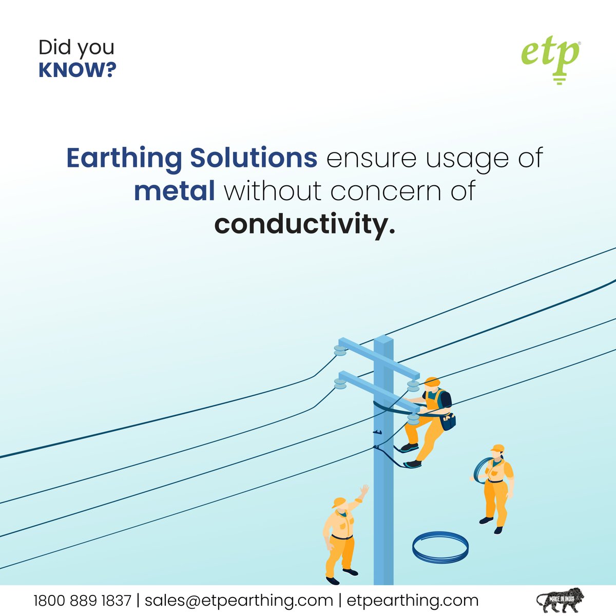 etpearthing's tweet photo. If there is a fault in your electrical installation you could get an electric shock if you touch a live metal part. This is because the electricity may use your body as a path from the live part to the earth part.
.
.
.
#didyouknow #earthingsystem #earthingservices #etp https://t.co/HuAAwoCiq9