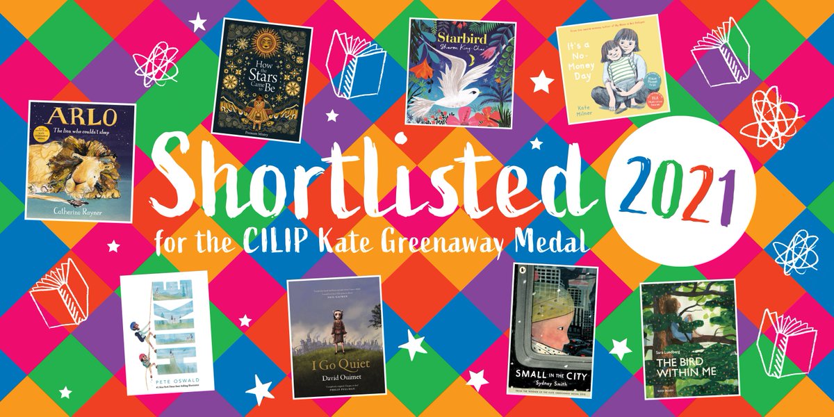 CarnegieMedals's tweet image. The 2021 CILIP Kate Greenaway Shortlists have been announced today! Congratulations to all the shortlisted illustrators! #CKG21 Check out the outstanding and beautifully illustrated books selected by our librarian judges: carnegiegreenaway.org.uk/cilip-greenawa…