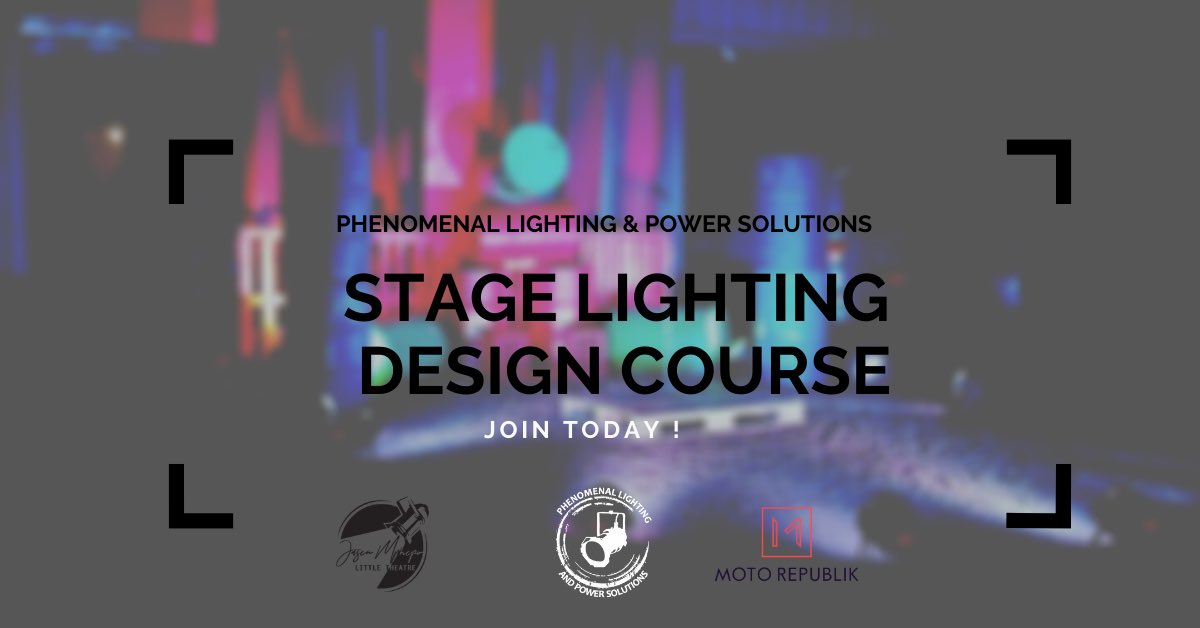 Paul Lynde once said “ A room is like a stage. If you see it without lighting, it can be the coldest place in the world. “

We glad to announce that we have partnered with  Jasen Mphepo Little Theatre -JMLT and <a href="/MotoRepublik/">Moto Republik</a>  <a href="/MagambaNetwork/">#15YearsOfMagamba</a>  on the Stage Lighting Design course