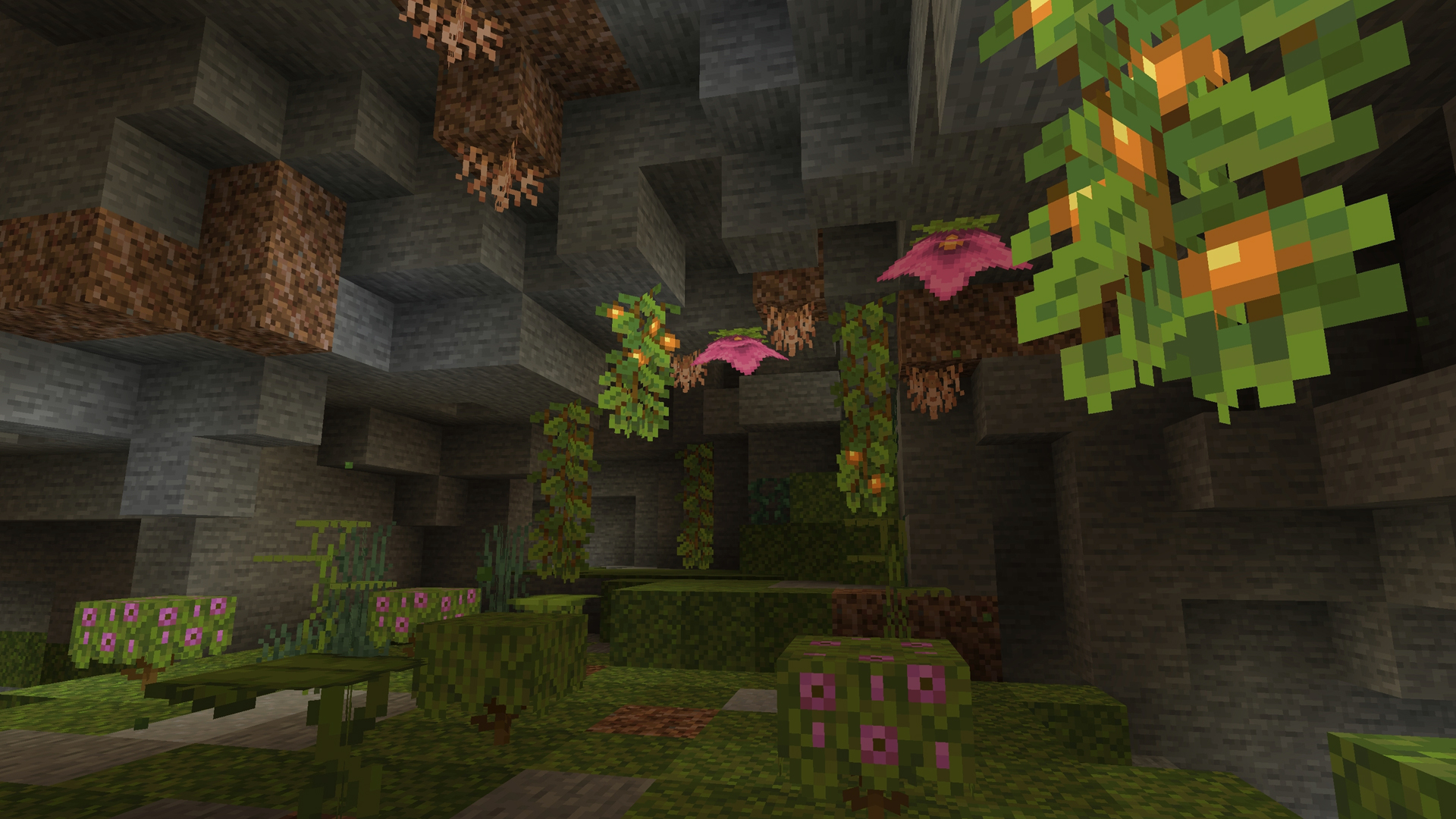 マインクラフト 日本公式 Minecraft Japan Bedrockプレイヤーのみなさん Minecraftの世界がさらに緑豊かなものになりました 胞子の花 苔 ドリップリーフ 垂れ根など Lush Caves 繁茂した洞窟 の新ブロックがbedrockベータ版に登場しています マインクラフト 日本公式 Minecraft Japan Bedrockプレイヤーのみなさん Minecraftの世界がさらに緑豊かなものになりました 胞子の花 苔 ドリップリーフ 垂れ根など Lush Caves 繁茂した洞窟 の新ブロックがbedrockベータ版に登場しています