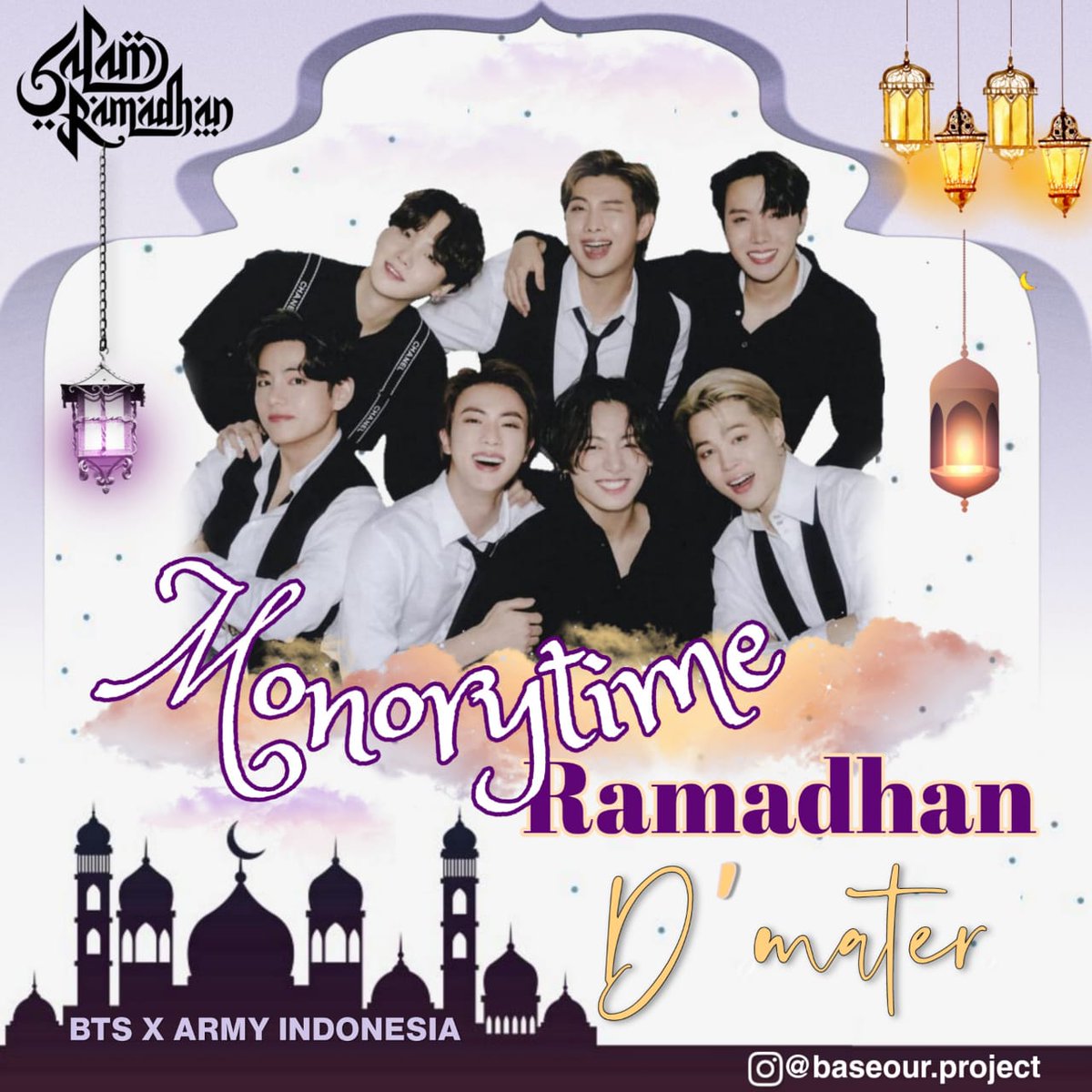 ARMYTEAMID's tweet photo. [💜]

✨MONORYTIME RAMADHAN D'MATER✨

Hallo Army!! Dalam rangka menyambut hari kemenangan (Idul Fitri) ditengah kondisi Indonesia yang belum dinyatakan pulih, kami membuka Donasi yang akan disumbangkan kepada mereka yang membutuhkan nih di bulan suci Ramadhan🤗 https://t.co/sSgmrKLkPk