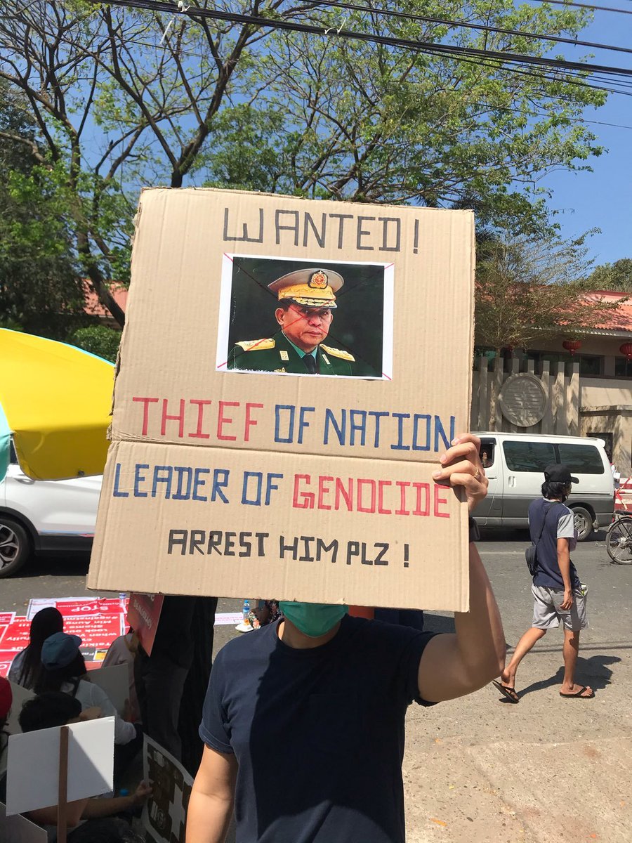“It is a betrayal by the int. community to allow the military to continue killing civilians day after day"📢<a href="/tunkhin80/">Tun Khin</a>
Calls for:
✅targeted sanctions against  military biz incl. MEC &amp; MEHL
✅sanctions on timber &amp; gems
✅global arms embargo
&amp; more👉🏽ow.ly/AO8o50E1Q86