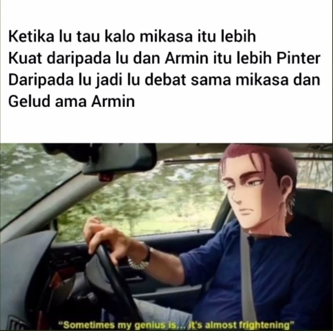 aotfess's tweet photo. *aot warning spoiler (jaga-jaga)
big brain eren https://t.co/mXU2MYl2li