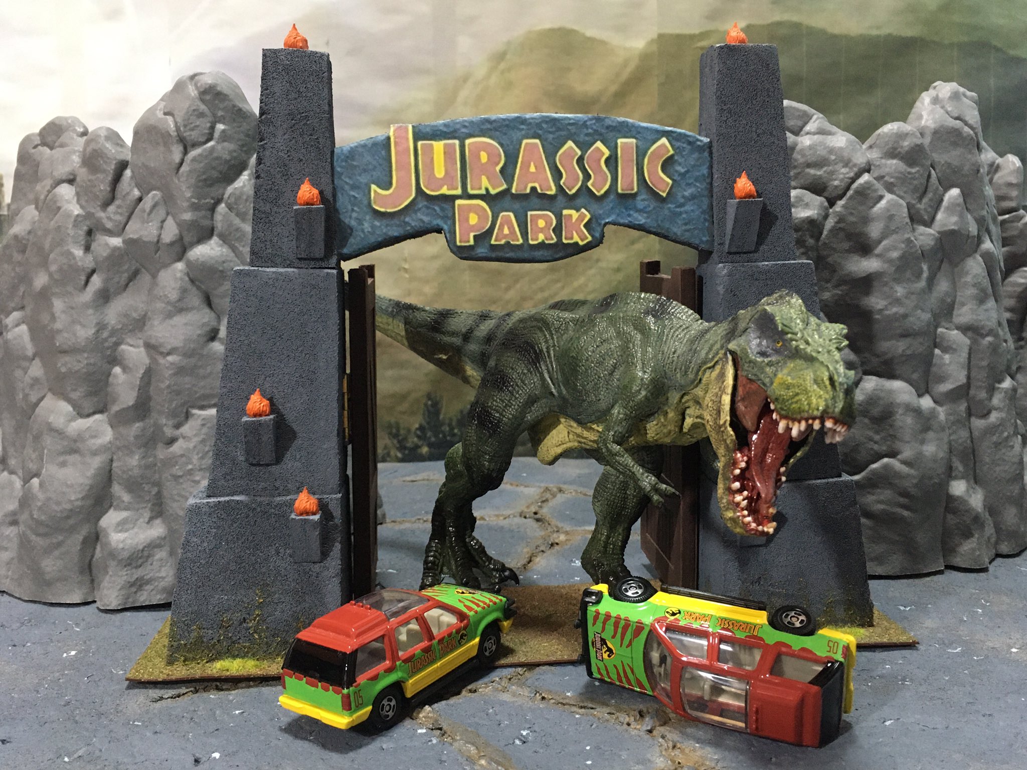 タカ Youtuber おもちゃ撮影会 テーマ 冒険 恐怖の冒険ツアー ジュラシックパーク ジュラシックパーク Jurassicpark Jurassicworld ジュラシックワールド ティラノサウルス 恐竜 恐竜フィギュア Tyrannosaurus Dinosaur T Co