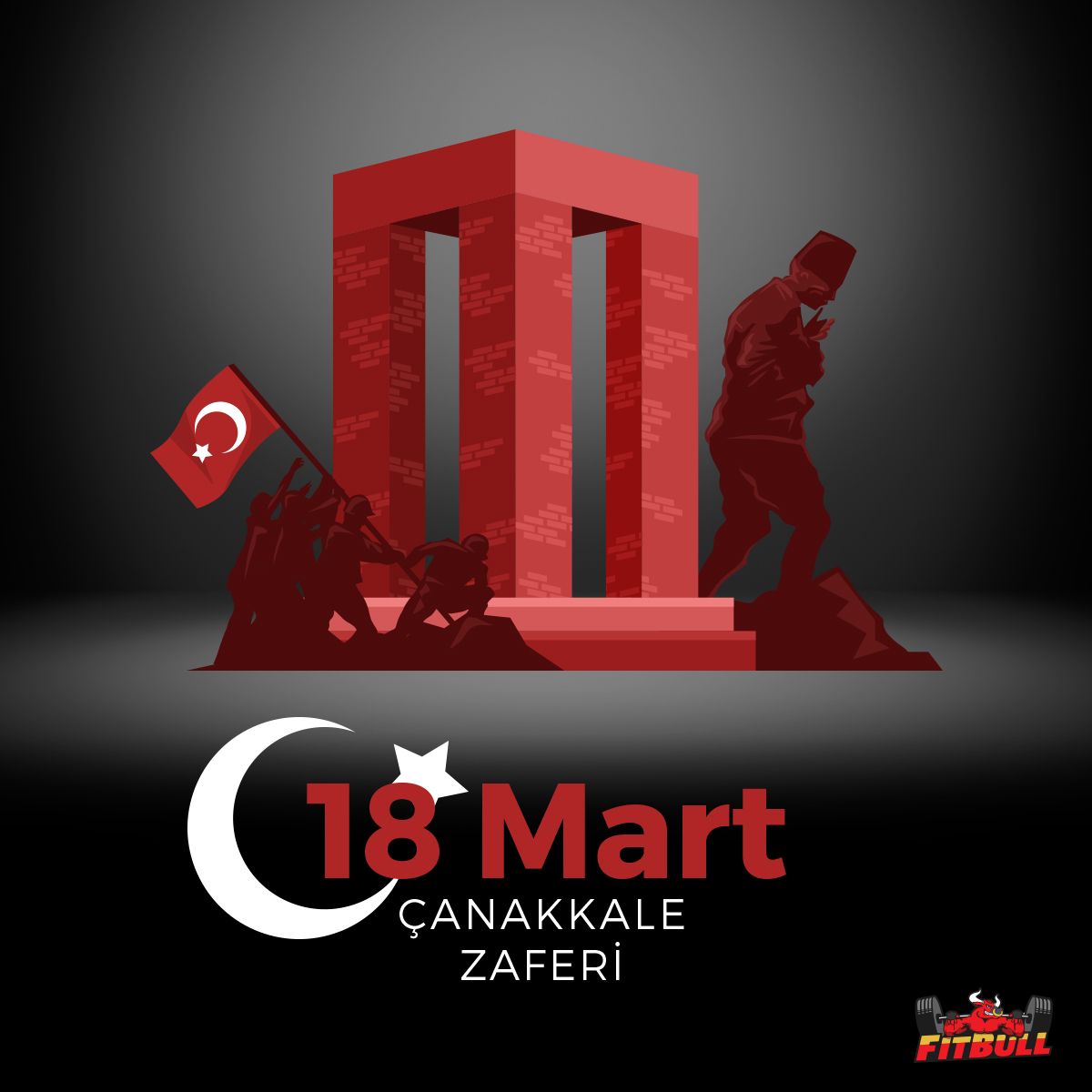 18 Mart Çanakkale Zaferi Kutlu Olsun. Tüm şehitlerimizi saygı ve rahmet ile anıyoruz. #18MART #CanakkaleZaferi #Fitbull #FitbullTeam