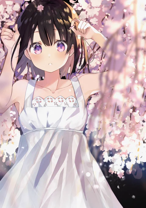 #見た人も無言で黒髪美少女貼れ 