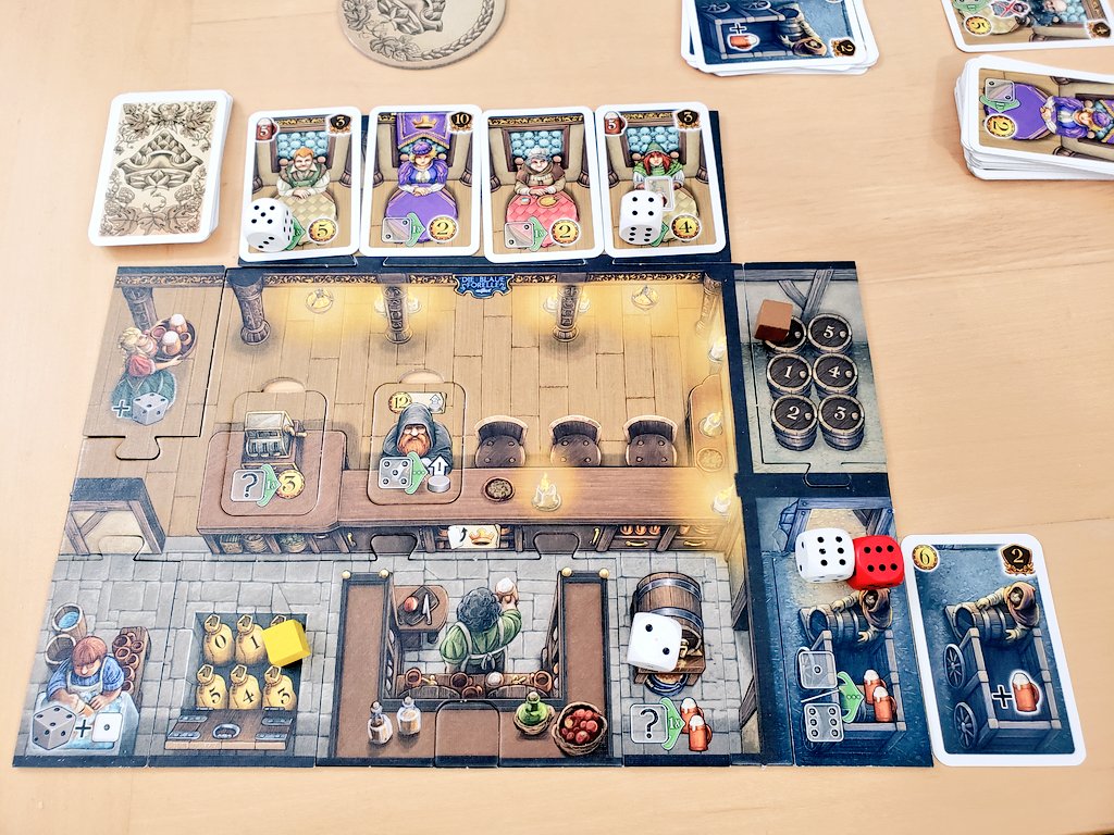 CohortVIIIGames's tweet photo. My wife made corned beef, sauerkraut, cabbage, bangers &amp; mash for #StPatricksDay and we played @WolfgangWarsch #TavernsOfTiefenthal while having Guiness and Smithwick's Red Ale. The food was so good we forgot to take a photo. 🤣 Anyone else celebrate? https://t.co/EvpltOIRKR