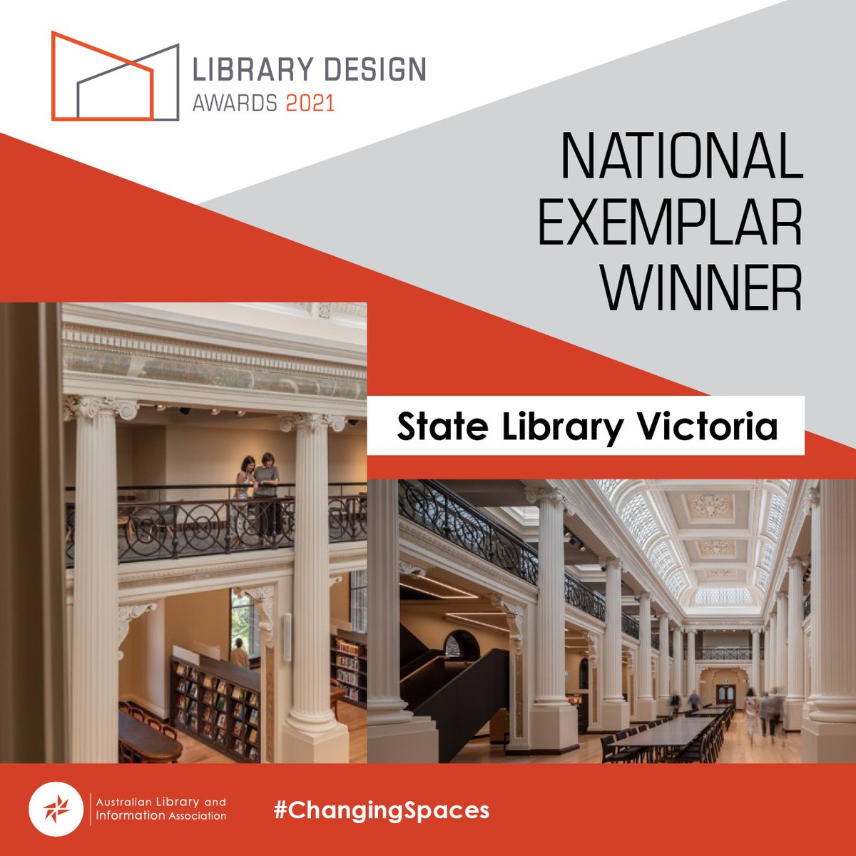 ALIANational's tweet image. Congratulations to all of the winners and commended libraries in the ALIA-run Australian Library Design Awards 2021.

@utslibrary @IWCouncil @Library_Vic

bit.ly/38R2bAh