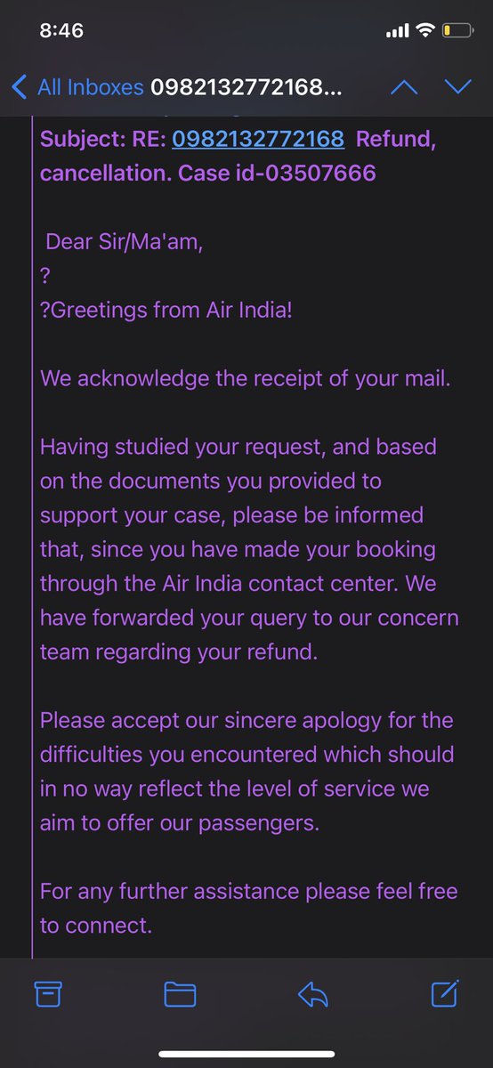 deepsitweets's tweet photo. @airindiain @airindiain wow you saying we can book through call center too. So why my request for refund is not considered?? https://t.co/QYu25aEso9