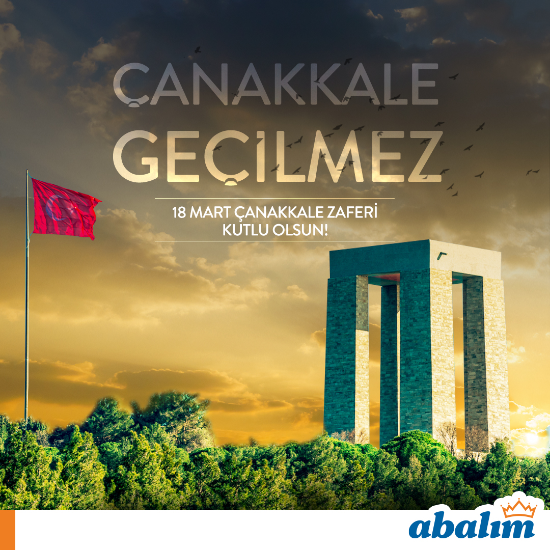 abalimyem's tweet photo. Bir ulusun bağımsızlık ve egemenlik sevgisiyle yazdığı destanın 106. yılında, Gazi Mustafa Kemal Atatürk ve diğer tüm şehitlerimizi saygı ve minnetle anıyoruz.

#Abalıoğlu #AbalımYem #18Mart #ÇanakkaleZaferi https://t.co/E09npkWNyl