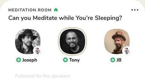 EstrellaVino's tweet photo. Enjoyable chat with @joeowens, JB Berent, and @minhsmind on @Clubhouse today on #luciddreaming, #scienceofthemind, #sleepscience, and #meditation. Great audience questions including @LanaSackwild.   Lots of fun books discussed including my novel Comatose. Pls add others below. https://t.co/CzJvC28dPL