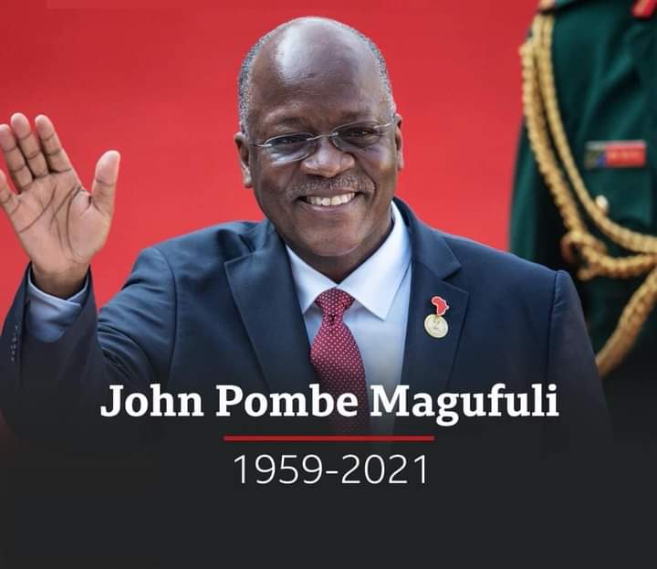 I extend my most sincere condolences to the family of the late H.E. John Pombe Magufuli for losing a husband and father, and to the people of Tanzania on the loss of their President.May the Lord grant Tanzanians the resilience to go through this unprecedented time.

#RipMagufuli