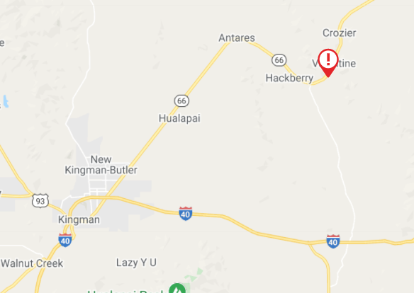 ArizonaDOT's tweet photo. SR 66 WB, MP 84 (northwest of #KingmanAz): A crash has closed the road; no estimated time to reopen. #SR66 #aztraffic
(Don't be surprised by unplanned incidents. Download the free ADOT Alerts app: https://t.co/jUswK20GTJ) https://t.co/zm19MHu6uf