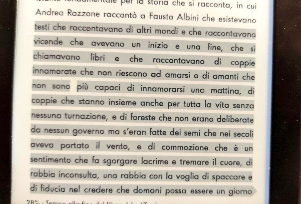 Leggere è un atto criminale perché stimola empatia ed è una delle basi della democrazia. 
@giuliocavalli per me #nuovissimotestamento uno dei migliori libri usciti fino ad ora @Fandangoeditore e la tua scrittura al top. Grazie ♥️
#leggopervivere