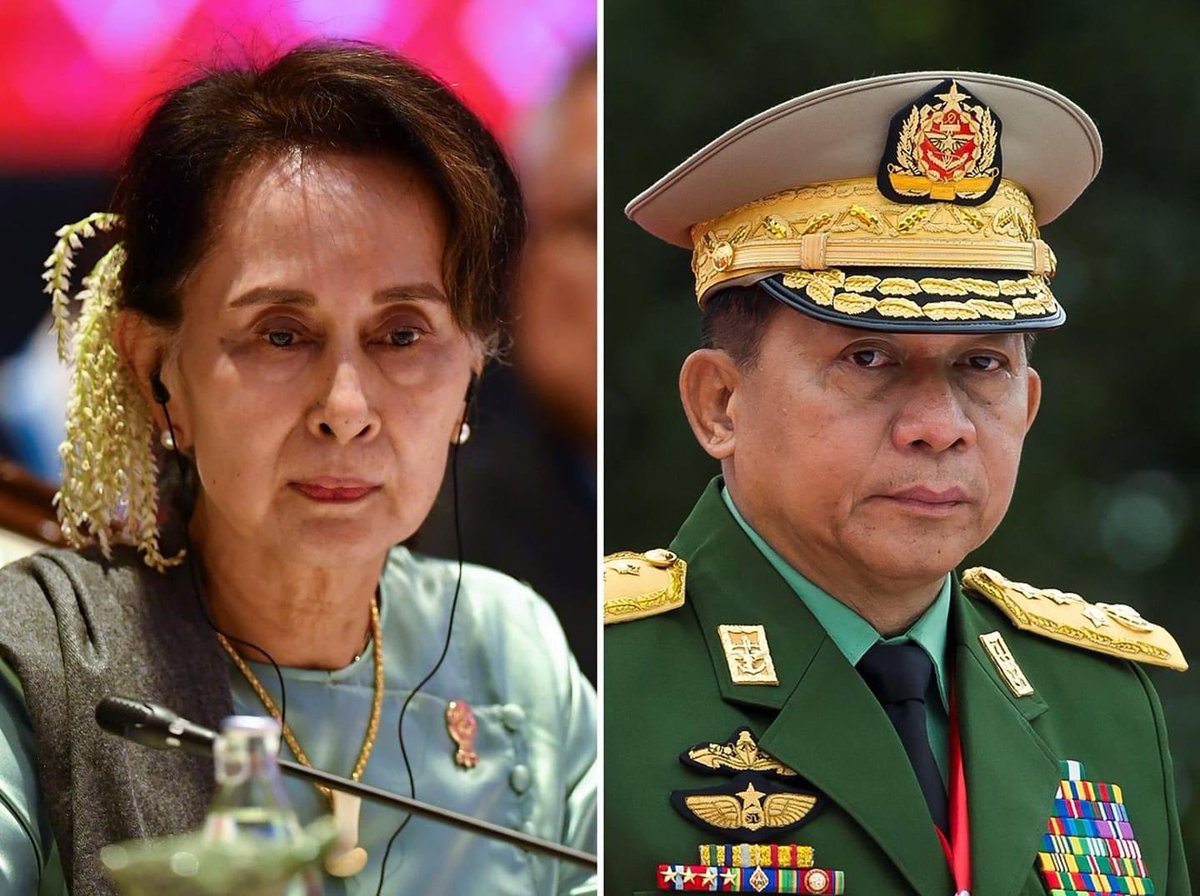 shineheinhtet's tweet photo. The military council has added allegations of corruption that state counsellor Aung San Su Kyi received money from a businessman. 
INTERNET BLACKOUT

#WhatsHappeningInMyanmar 
 #Mar18Coup https://t.co/oAPjmFdoID