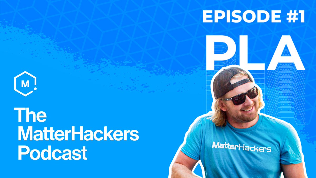 I'm Launching a Podcast!

On episode #1 I talk shop about PLA with the expert behind ALL the 3D printing PLA magic -<a href="/DSoyboy70/">Daniel J. Sawyer</a> of <a href="/natureworks/">NatureWorks</a> Did you know NatureWorks makes almost all the PLA in the world?

I can't wait for you to listen
Please subscribe

matterhackers.com/about/podcast