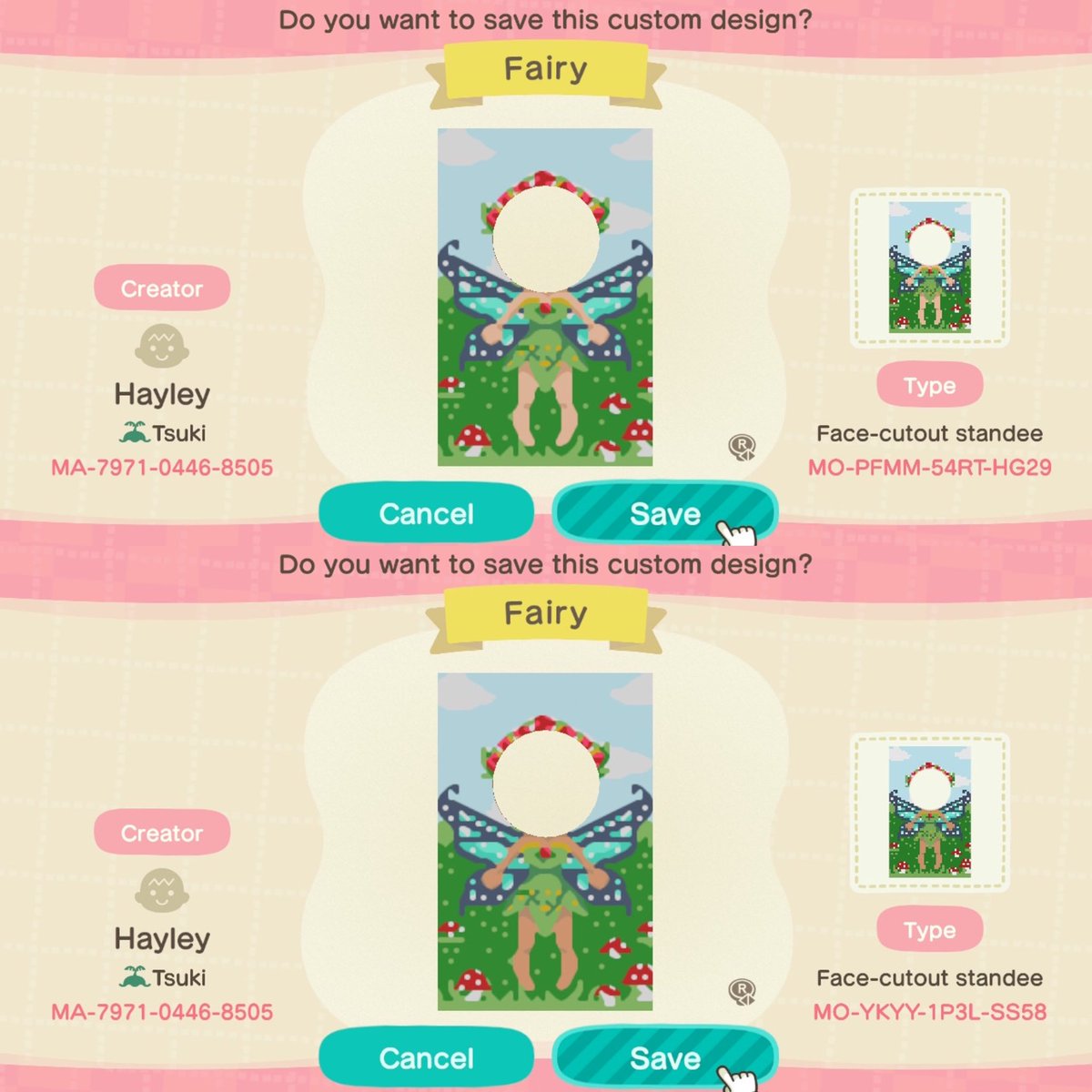 hayley_fail's tweet photo. Fairy Standee!
#ACNH #AnimalCrossing #AnimalCrossingNewHorizons #Standee #ACNHstandee #StandeeDesign #fairycore https://t.co/DnHWNwqXFA