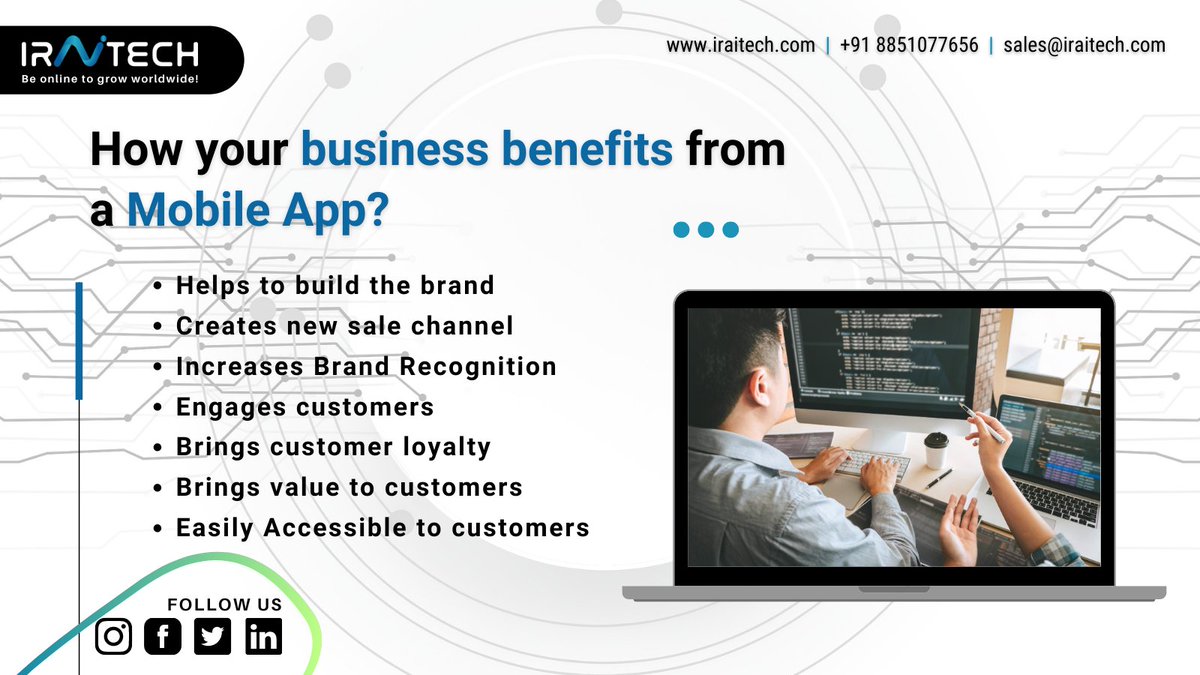 Iraitechteam's tweet photo. When everything is going #Digital why should your #business stay behind? 
Start your #online business now with an #amazing #feature-rich app.

If you are looking for someone to #build the #app of your dreams. 

Visit #Iraitech.com

#mobileapp #iOS #android #ui #appdesign https://t.co/j6mZakcPiX