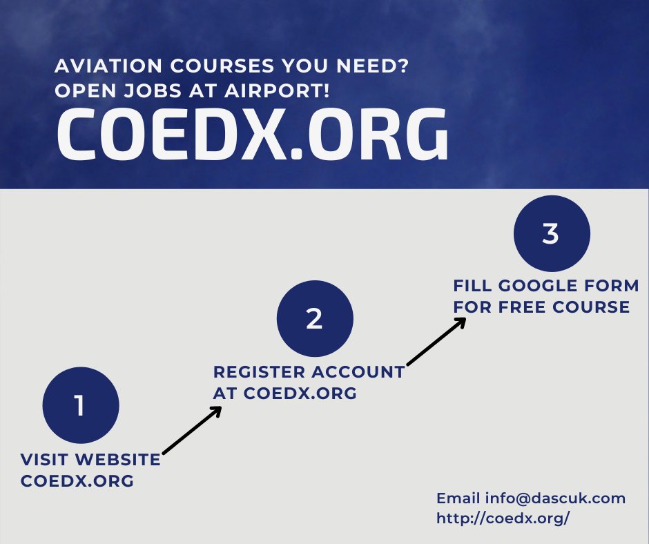 fazeel_117's tweet photo. Free Aviation Course - Limited Time Offer for 10 days only!

Register your account and get free one course worth £150 

Select anyone course from codex

https://t.co/60eCqfrt0m

After registration - fill that form and get free course:

https://t.co/sBKetbqQ2H

#dasceurope #coedx https://t.co/ivW52TDW0t