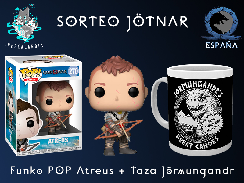 GodofWar_ES's tweet photo. 🐍SORTEO JÖTNAR🐍

¿Queréis llevaros éste Funko POP de Atreus y la taza de Jörmungandr de #GodofWar ?😍

Para participar:
🔃Hacer RT aquí.
☑️Seguir a @GodofWar_ES y @percalandia_ 
🗨️Menciona a quién sería tu compañero de barca para recorrer El Lago de los Nueve.

(Bases abajo) https://t.co/T2w49mZ8oo