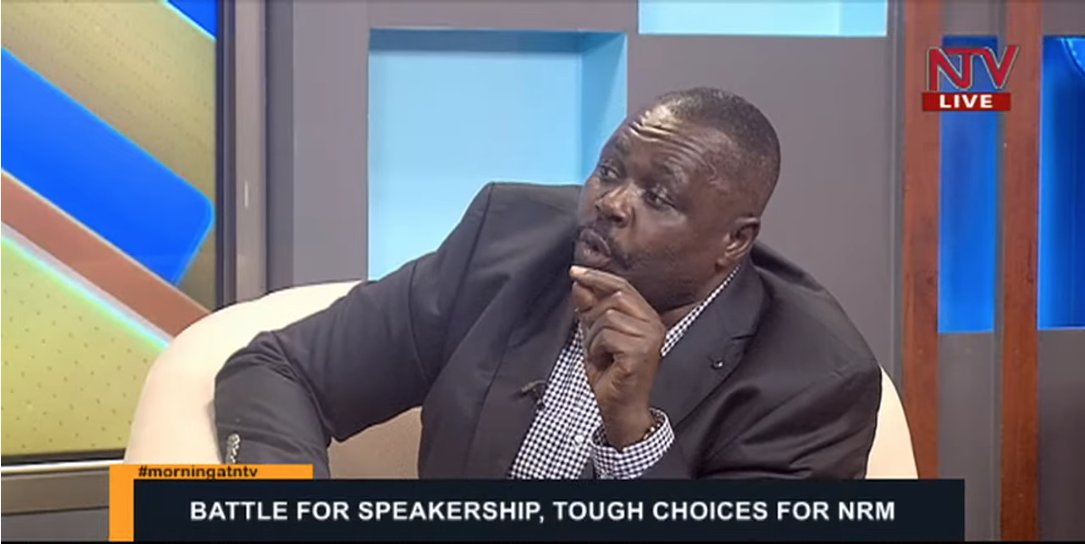 david_serumaga's tweet photo. #WhyOulanyah 

Rt. Hon. @JacobOulanyah on #MorningAtNTV: In 2016, CEC advised both of us to maintain the status quo, I am now waiting for the party processes to choose and this is the opportunity that CEC has to show that it means what it says.  #Oulanyah4Speaker 
@ntvuganda https://t.co/bsKjZvm8Ck