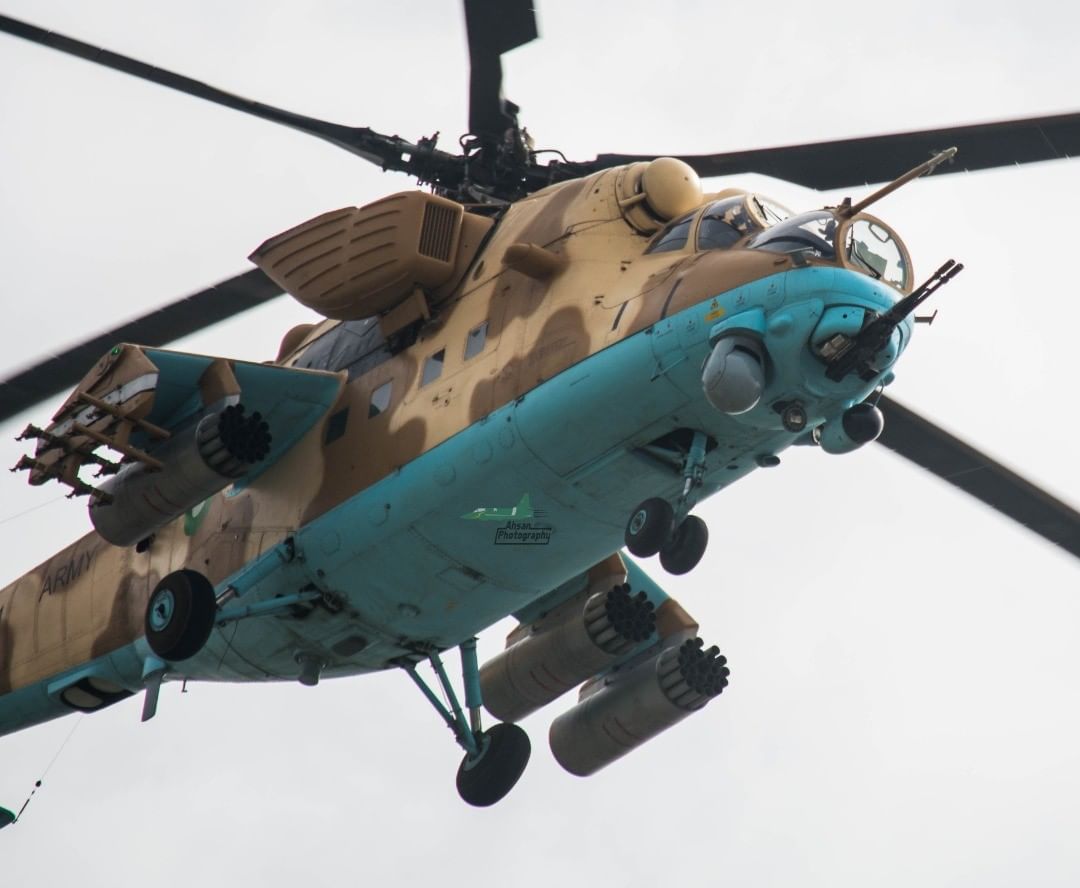 Mi-35M attack helicopters