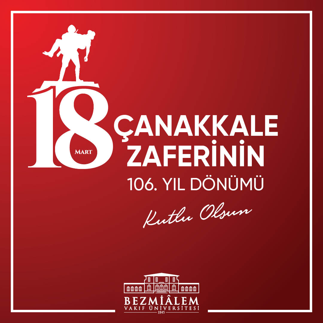 bezmialem's tweet photo. Tarihi kalemle değil kanlarıyla yazan aziz şehitlerimizi rahmetle anıyoruz. 
Çanakkale Zaferi'mizin 106'ncı yıl dönümü kutlu olsun. #CanakkaleZaferi https://t.co/5grkzBWEKC