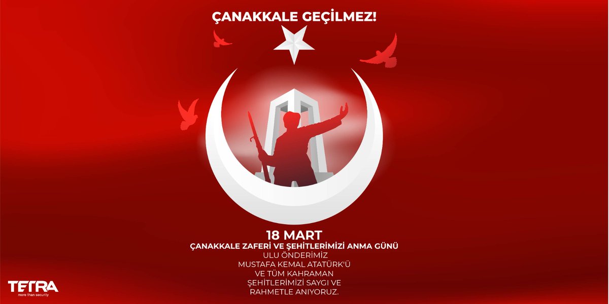 18 Mart Çanakkale Zaferi’nin 106. yıl dönümünde Ulu Önderimiz Mustafa Kemal Atatürk'ü ve tüm kahraman şehitlerimizi saygı ve rahmetle anıyoruz. #18mart #18martçanakkalezaferi