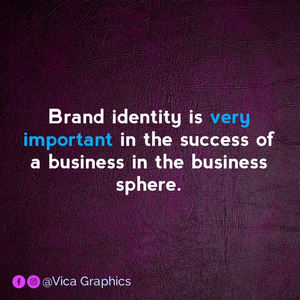 vicagraphiks's tweet image. BRAND IDENTITY
Your success in the #business sphere is also determined by your brand identity.
#vicagraphics #design #digitalmarketing #3Dlogodesign #pictureoftheday #rebranding #brandidentity #logodesigner #graphicsdesign #businesscardsdesign #designoftheday #elegantcreativity