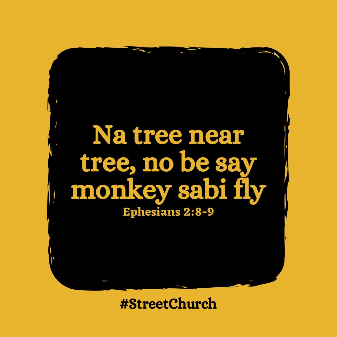 streetchurchh's tweet image. If na by our ways, e be things o!