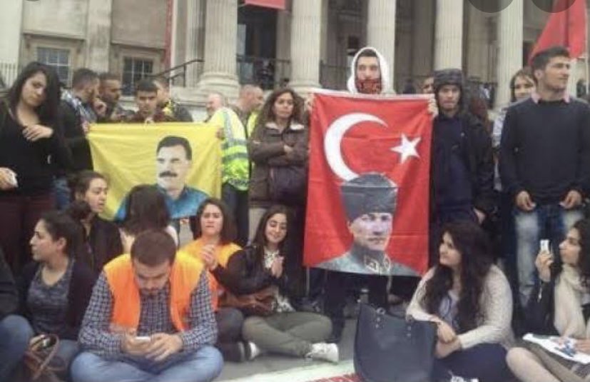 Şu resimde bir araya gelenlerin Hdp nin kapatılmasına üzülmemeleri ya da karşı çıkmamaları, hdpkkya destek vermemeleri imkansız!  
Bunların yanında bir de iyi ve küçük ortakları koyun...