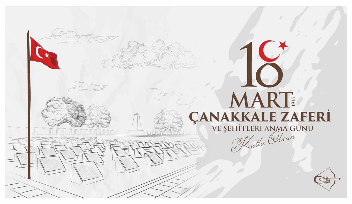 18 Mart Çanakkale Zaferimizin 106. yıl dönümü kutluyor, şehitlerimizi minnet ve şükranla anıyoruz. 🇹🇷

#18MartÇanakkaleZaferi