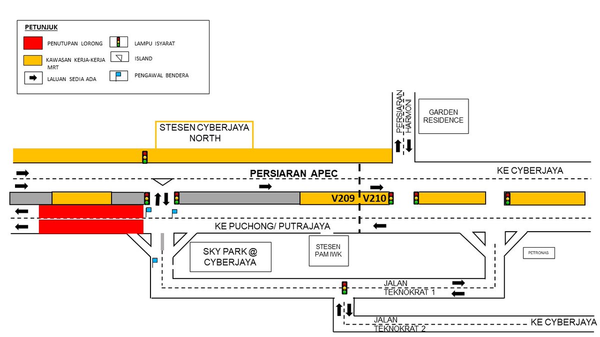 Mrt Corp S Tweet Full Lane Closure By Stages Along Persiaran Apec Puchong Putrajaya Bound Date 21 March 2021 22 March 2021 Time 12 01am 4 00am Media Release Kltu Trendsmap