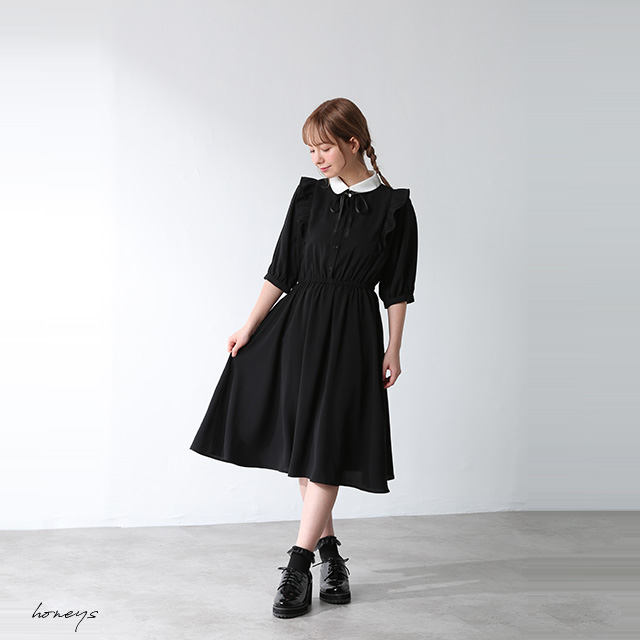 ハニーズ Honeys 甘めガーリーなレトロワンピ 衿付ワンピース 2 980円 T Co Lhnpvxf1cu ハニーズ Honeys ワンピース 一部お取扱いのない店舗がございます T Co Onpyzav0qi Twitter