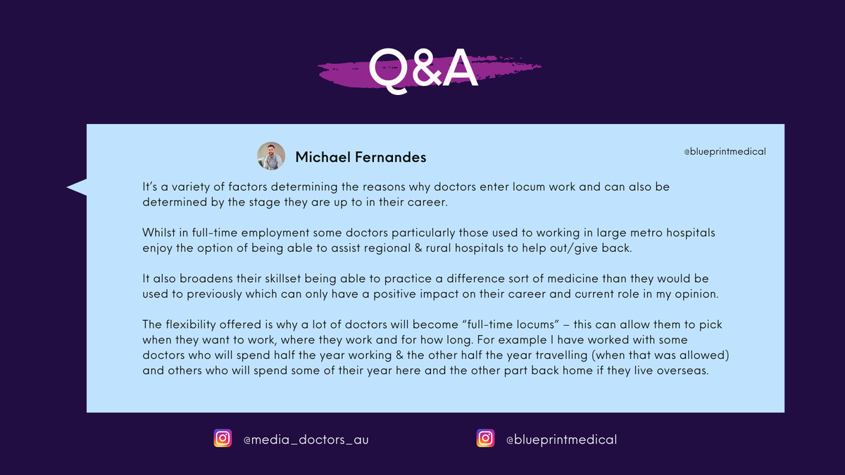 Mediadoctorsau's tweet photo. Following on from last night, we ask Michael, the director of @BPMedicalAU "How do you find your general interactions with doctors entering locum work. Are they generally fed up with lack of flexibility?" https://t.co/F6MpUgvQvp