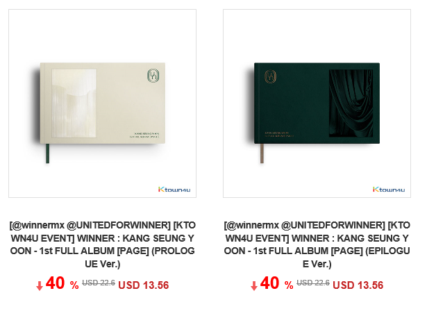💌Collaboration x @winnermx <a href="/UNITEDFORWINNER/">UNITED FOR WINNER</a>

WINNER : KANG SEUNG YOON - 1st FULL ALBUM [PAGE]

💫Ktown4u exclusive photocard
💫Signed album for 5 winners
💫Video call event application

Purchase Link ➡️bit.ly/3sb52LO