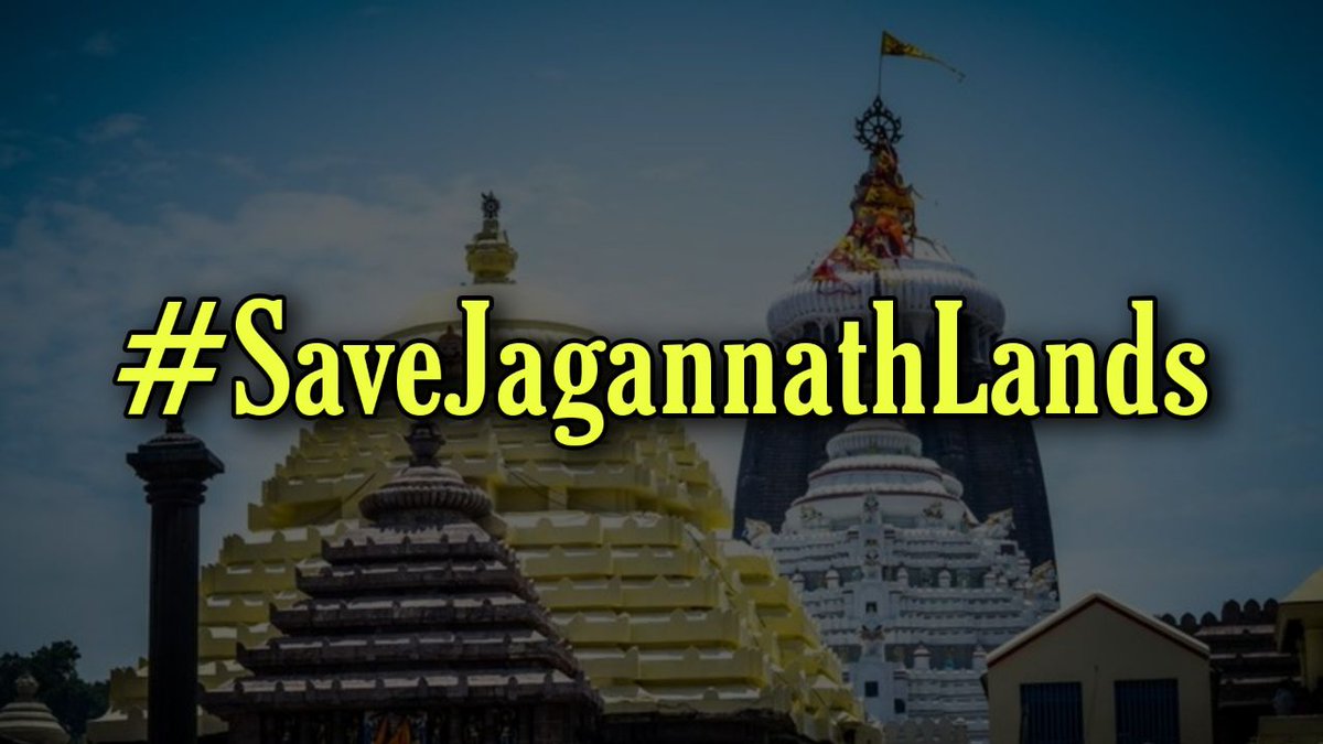 ShivamShah2000's tweet photo. 35k acres land f Jagannath
Temple is going to be sold out by Odisha Govt
• Taxes are being taken frm Hindu Temples
• Those money are being used for Other Scheme
Hindus are sufficient to take care of their Temple 
Stop using Temple's property
#SaveJagannathTemple https://t.co/olqj63Blcg