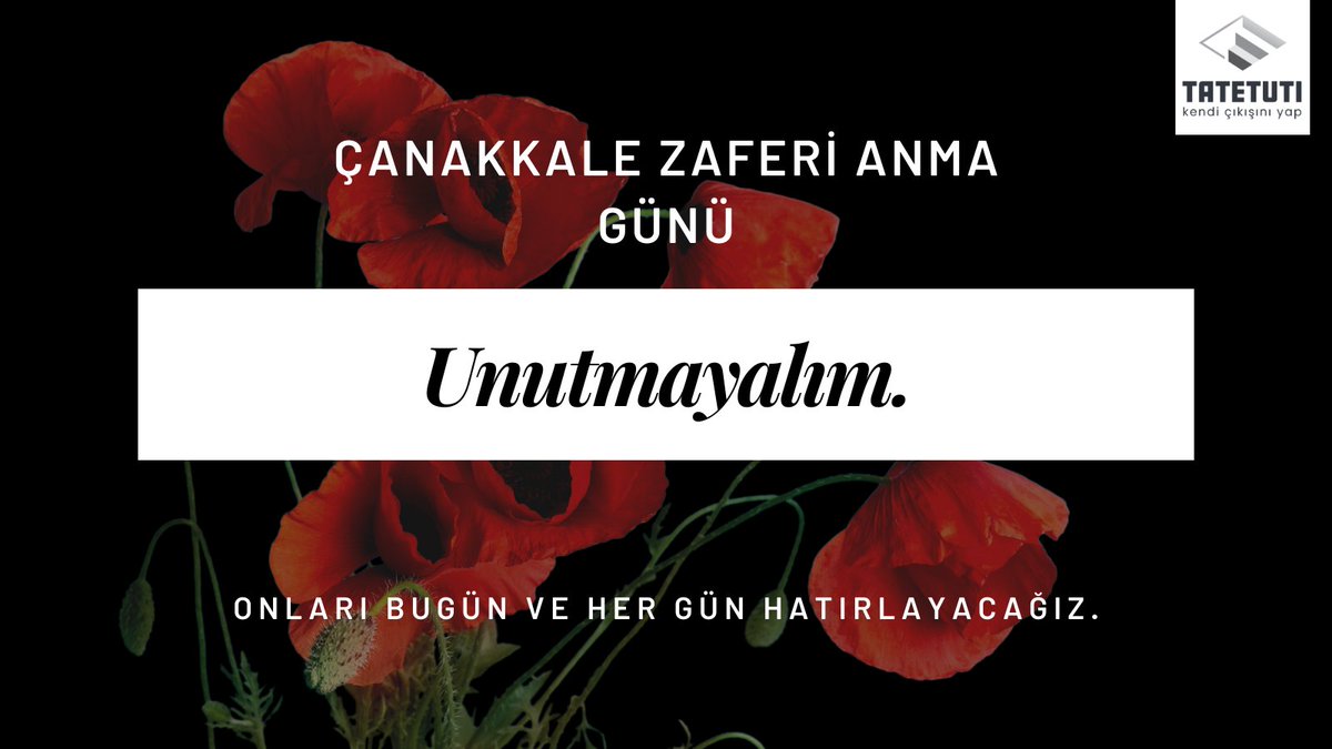Yarınlarımız için bugünlerini feda eden asil ruhlar. Kahramanlarımızı minnetle anıyor ve hatıralarını yad ediyoruz. #18Mart