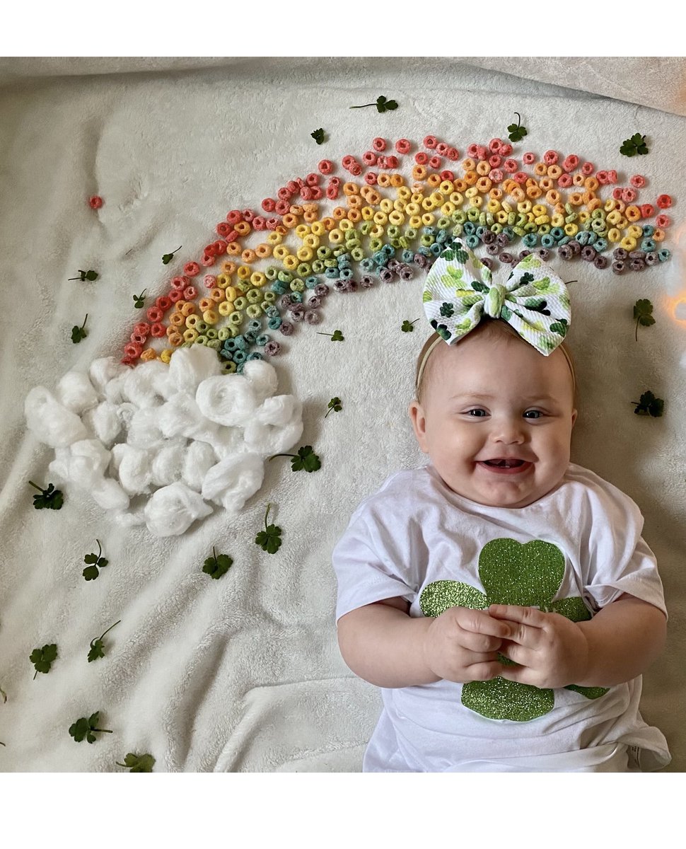 syvanaaaa_2007's tweet photo. Our Little Lucky Charm ♥️☘️ https://t.co/2njA3KVPcb