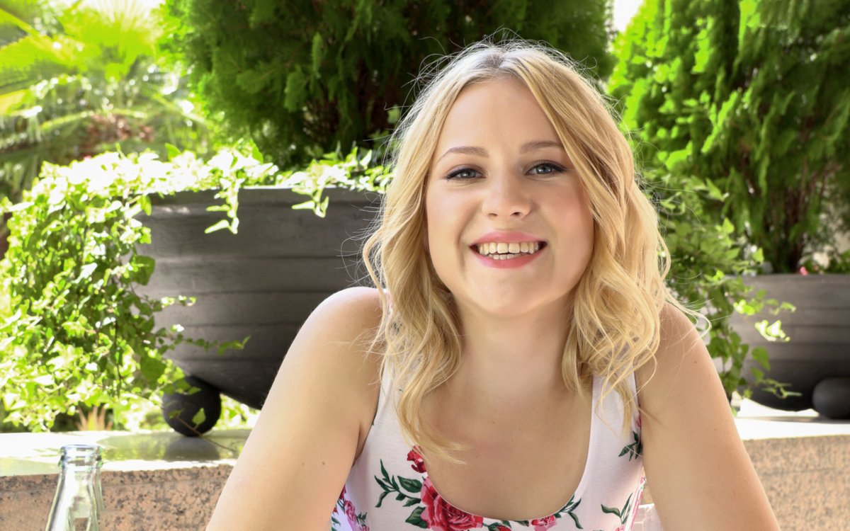 Interview petite shared handjob
