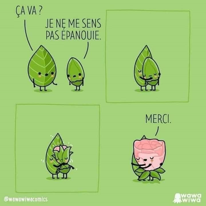 ProgrammeOCTAVE's tweet image. Un simple « ca va ? » peut changer beaucoup de chose…
✍️Illustration : wawawiwacomics 
#Illustration #ProgrammeOctave #epanouissement #bienveillance