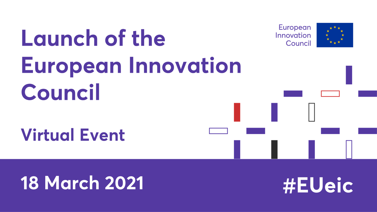 Today is the day! 🎉

Join us at ⏰ 9:30 CET as we unveil the new #EUeic. 🚀 

Learn about the vision of the EIC and what is behind its funding opportunities at the livestream here 👉 europa.eu/!tk78jk