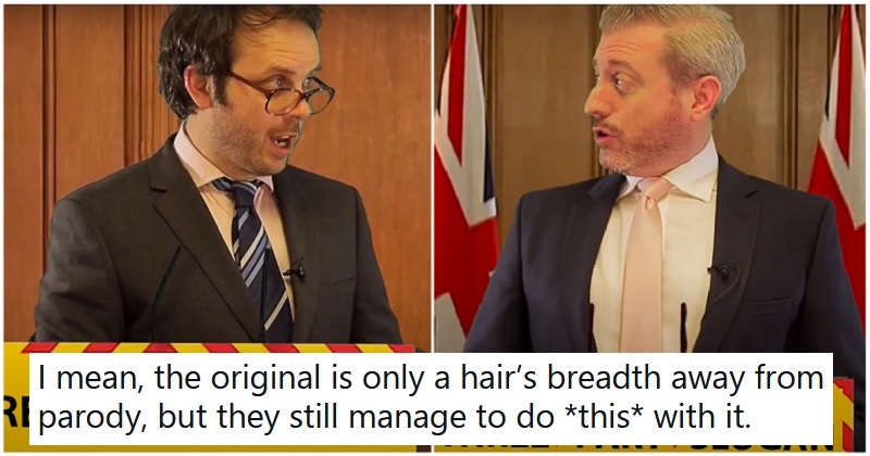 ThePoke's tweet photo. This alternative Downing Street briefing is two minutes very well spent.
https://t.co/kavjIb1vsp https://t.co/NMf939N7mx