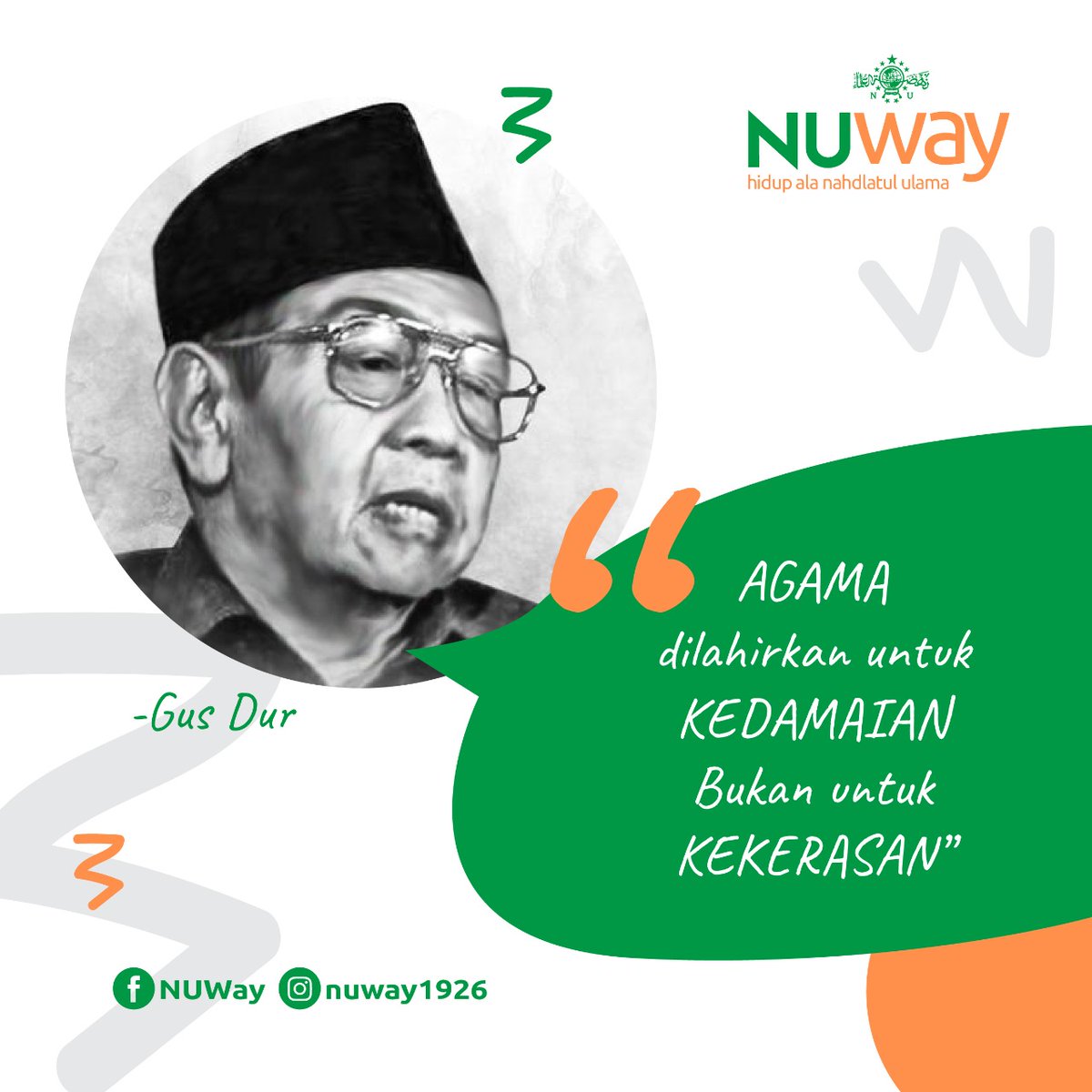 MsuTls's tweet photo. NU
@nuchannels @GUSDURian 
#Gusdurian #Nuway https://t.co/CN7p7YaEfD