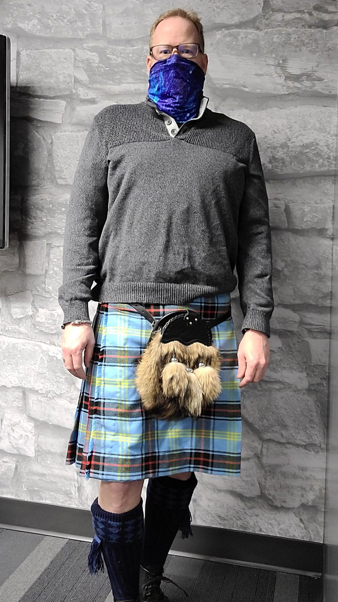 KiltedG's tweet image. Happy #tartanthursday! Wearing Bell of the Borders today.