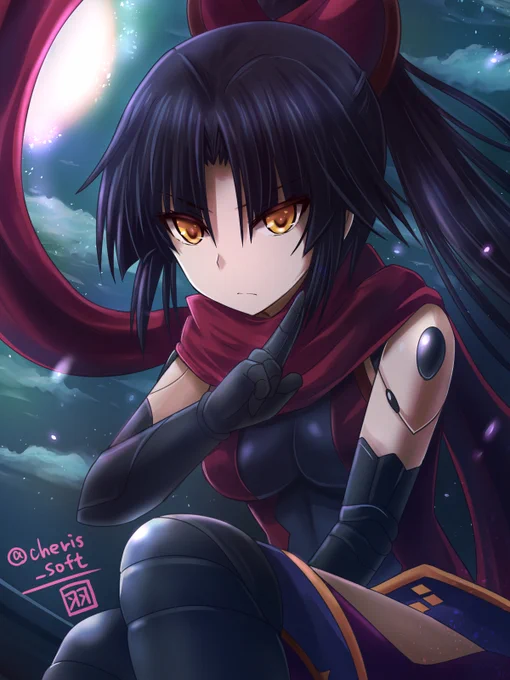 #見た人も無言で黒髪美少女貼れ 