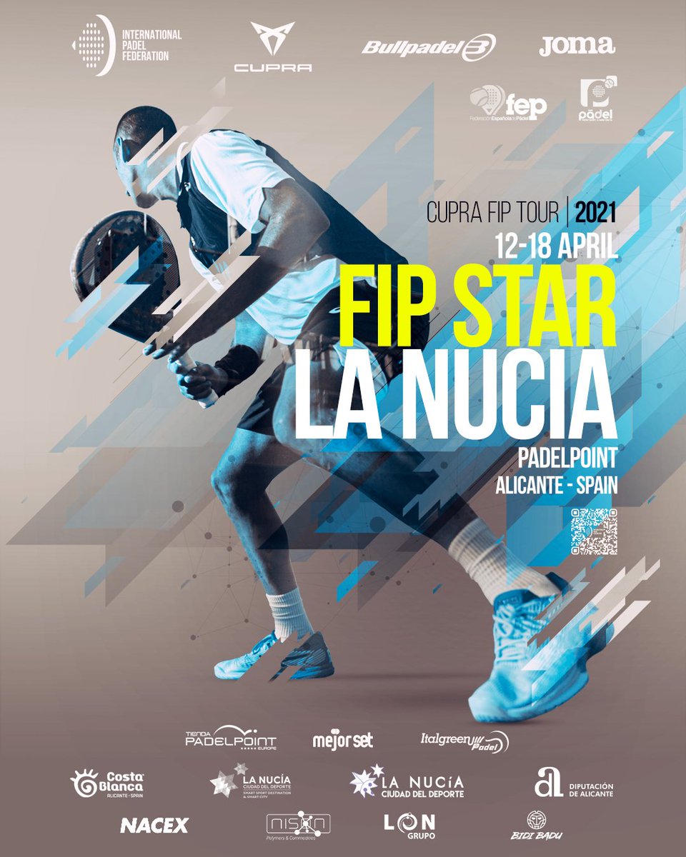 🎾 El próximo mes Alicante vivirá un gran torneo de la <a href="/padelfip/">FIP - International Padel Federation</a> en un club de lujo ⤵️

📆 Fecha: del 12 al 18 de abril.

🏆 Torneo: FIP Star La Nucía.

🏟 Lugar: <a href="/padelpoint1/">@padelpoint</a>.

#GuiaMundialDePadel